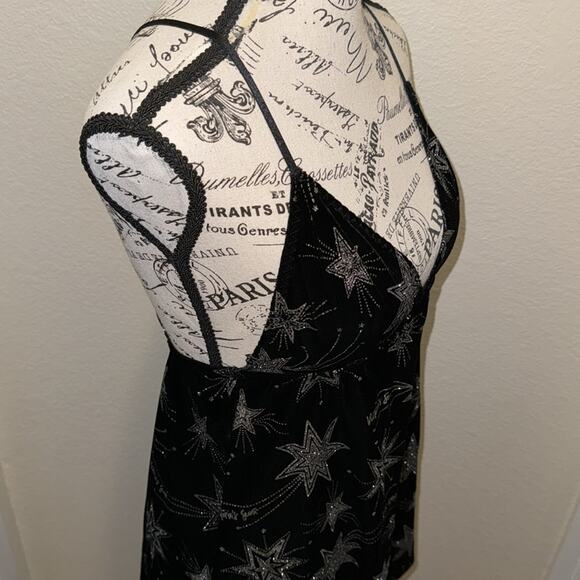 Victoria’s Secret velvet shooting stars slip chemise nightie women’s size small - Picture 4 of 10